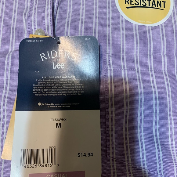 Women casual shirt medium light purple - Picture 6 of 7